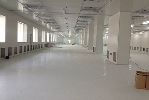 上海松江區電子廠車間裝修案例